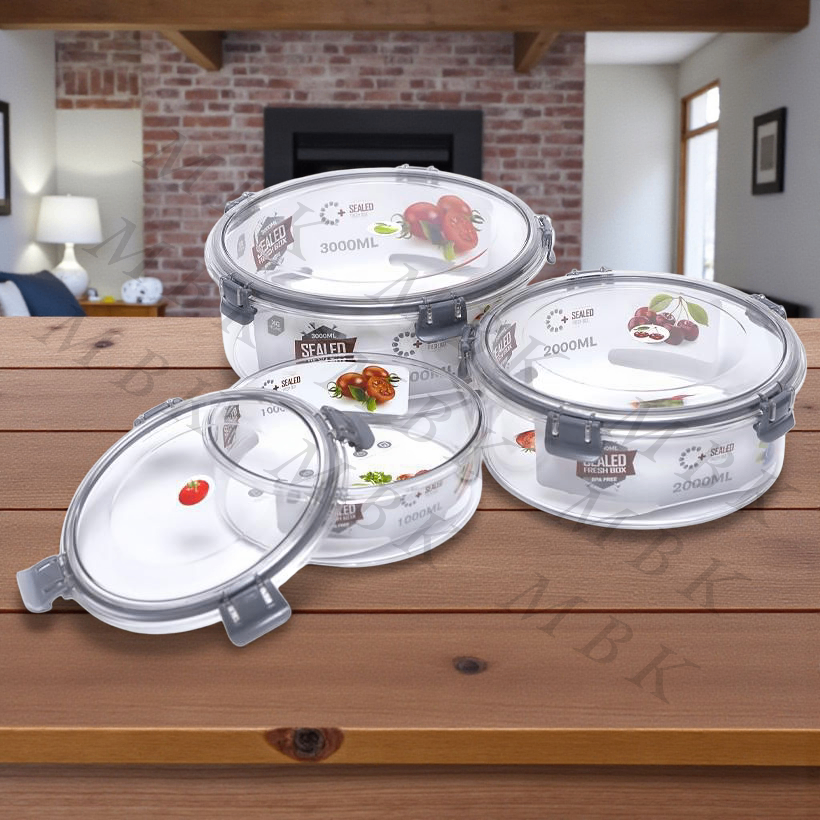 Boîtes de Conservation Hermétiques 3Pcs