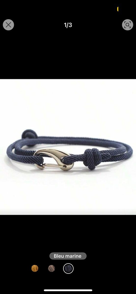 Bracelet Ancre Vintage