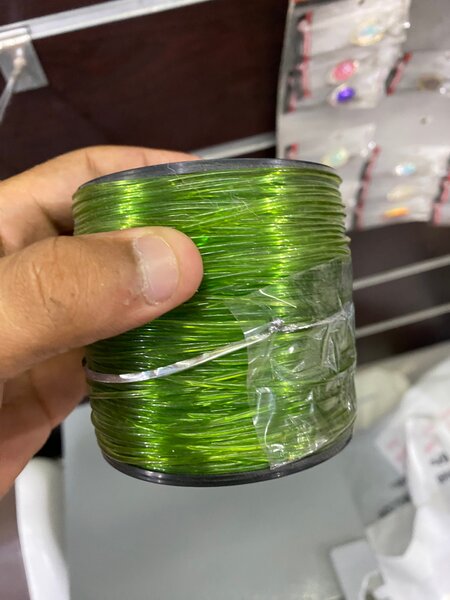 Fil en nylon vert brillant