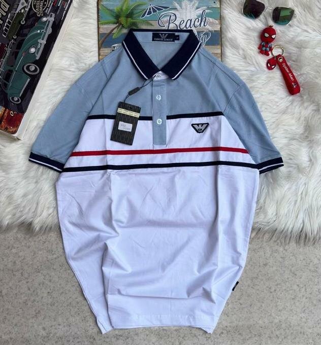 Polo coloré en coton