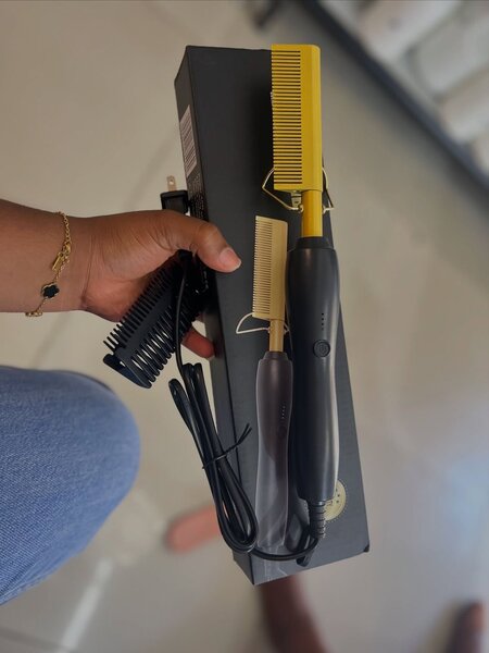 Peigne chauffant électrique