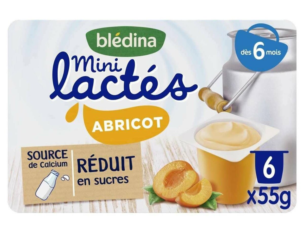 Bledina Mini Lactés Abricot