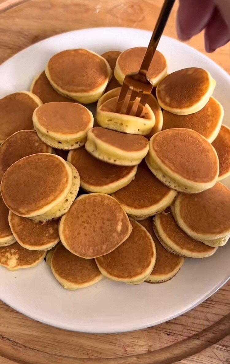 Pancakes au choco et en nature