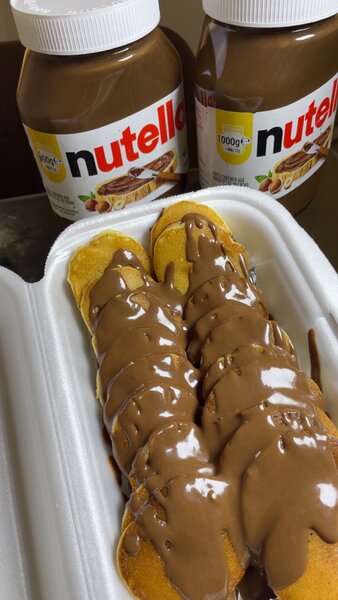 Pancakes au Nutella