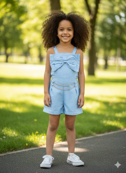 Combinaison Fille à Noeud