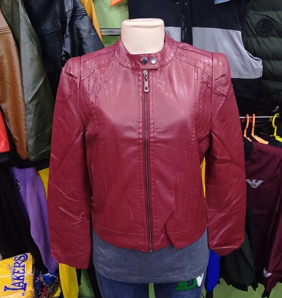 Leather jacket on promotion