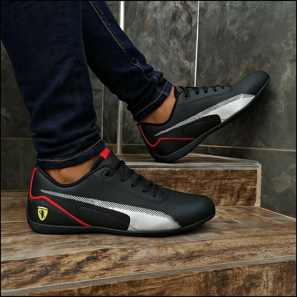 Baskets homme noires sport