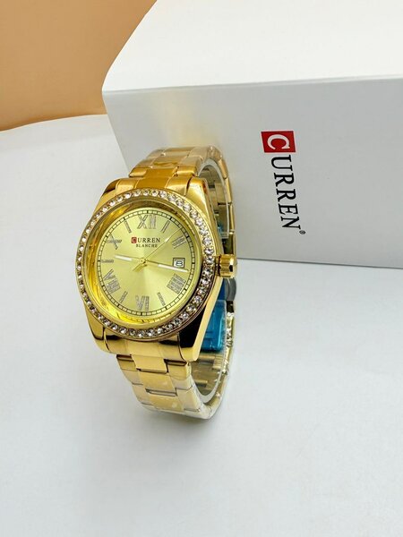 Montre dorée CURREN luxe