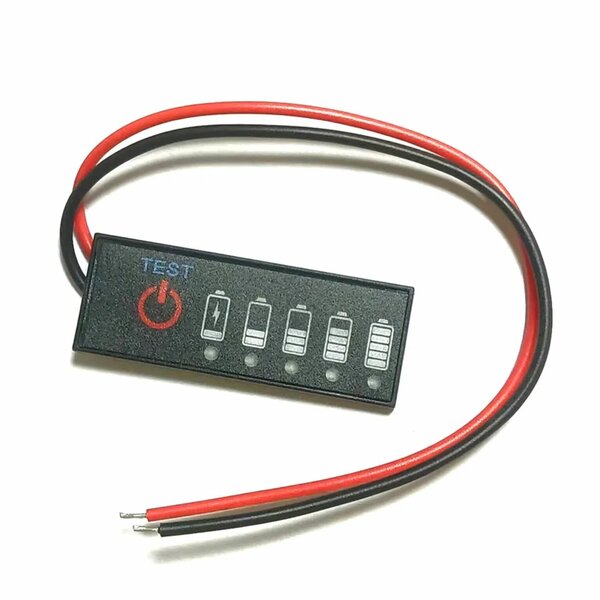 Battery Charging And Use Level Indicator