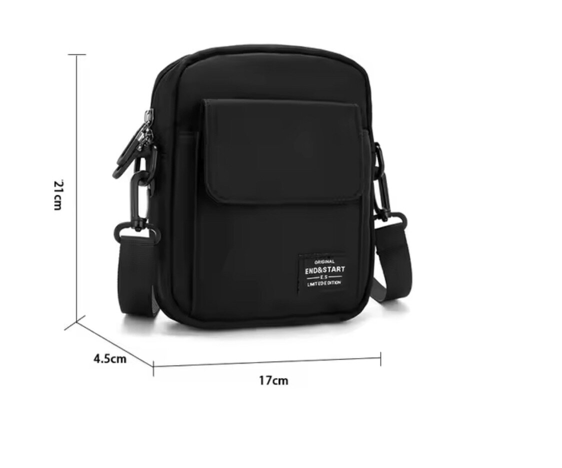 Sac Bandoulière Compact Noir