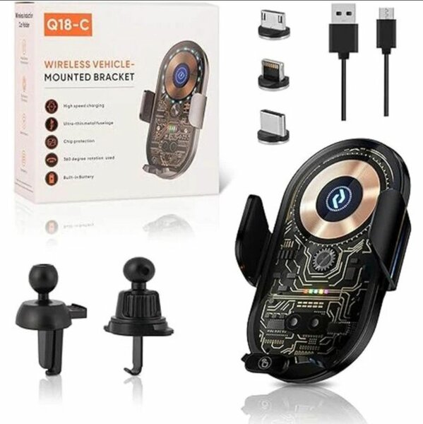 Chargeur voiture sans fil 15W
