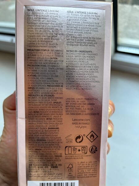 Парюм от lancome оригинал 100%