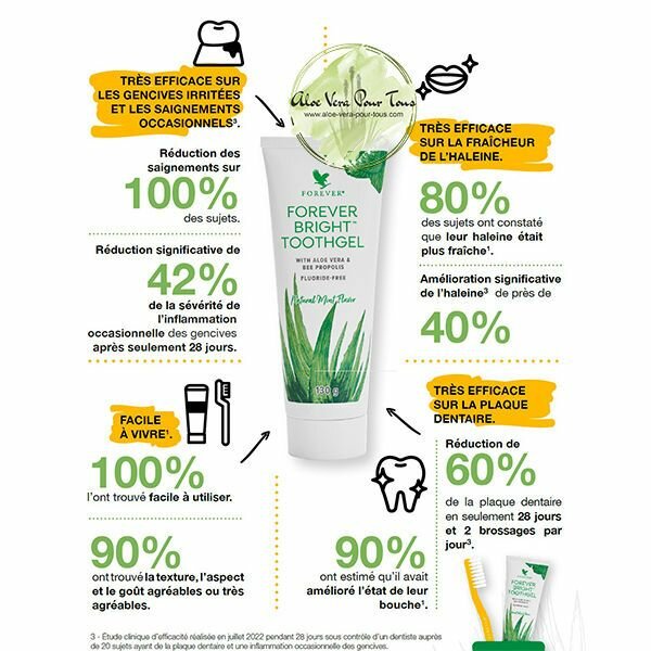 Lot de 04 Forever Bright