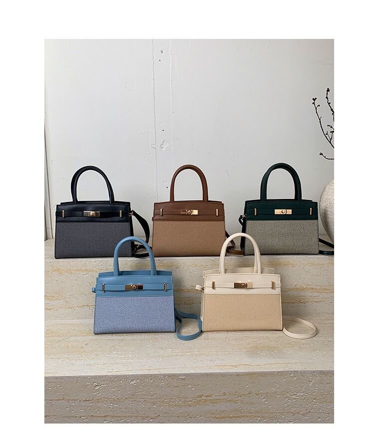 Sac élégant en cuir avec bandoulière