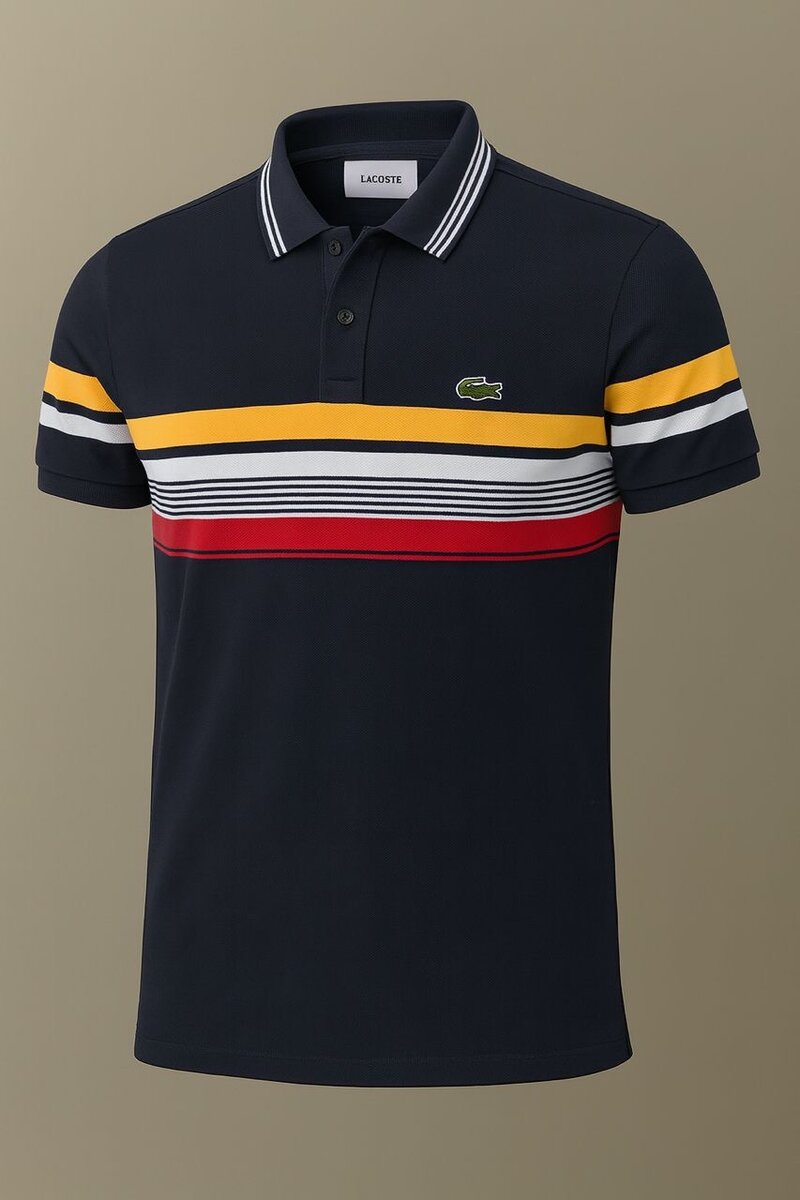 Polo rayé homme élégant