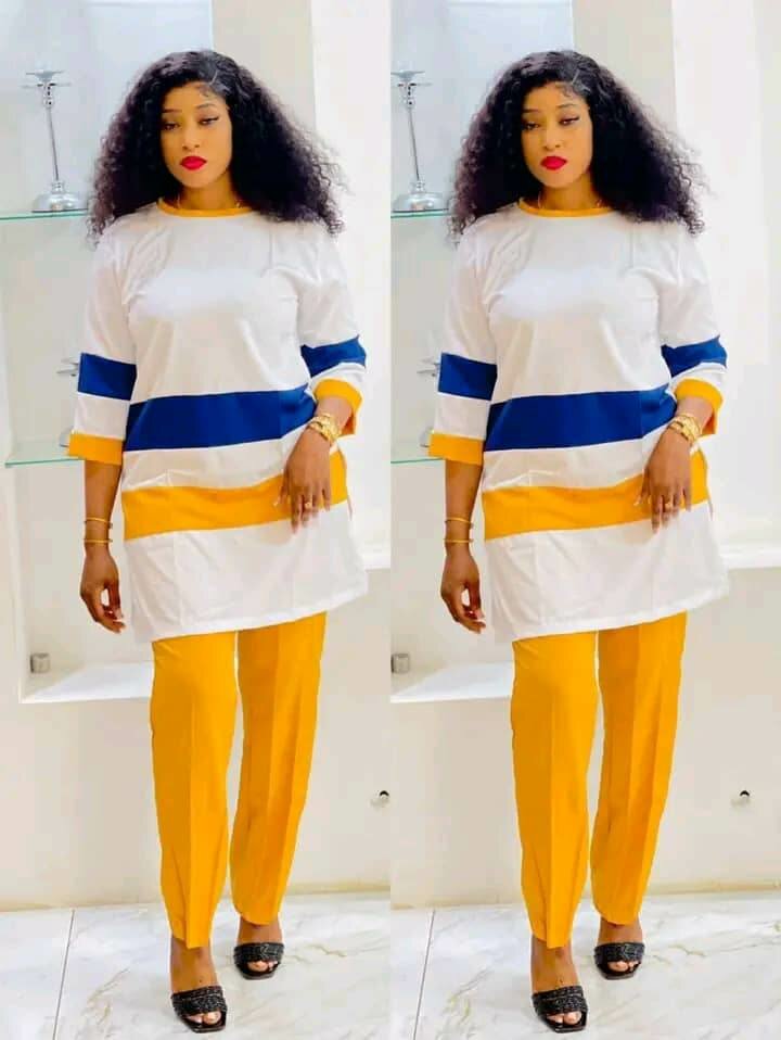 Ensemble tunique et pantalon pour femme