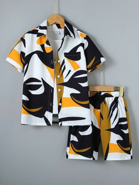 Robe fille automne fleurie