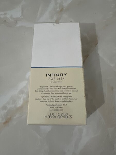Parfum infinity pour hommes