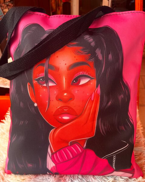 Sac cabas artistique chic