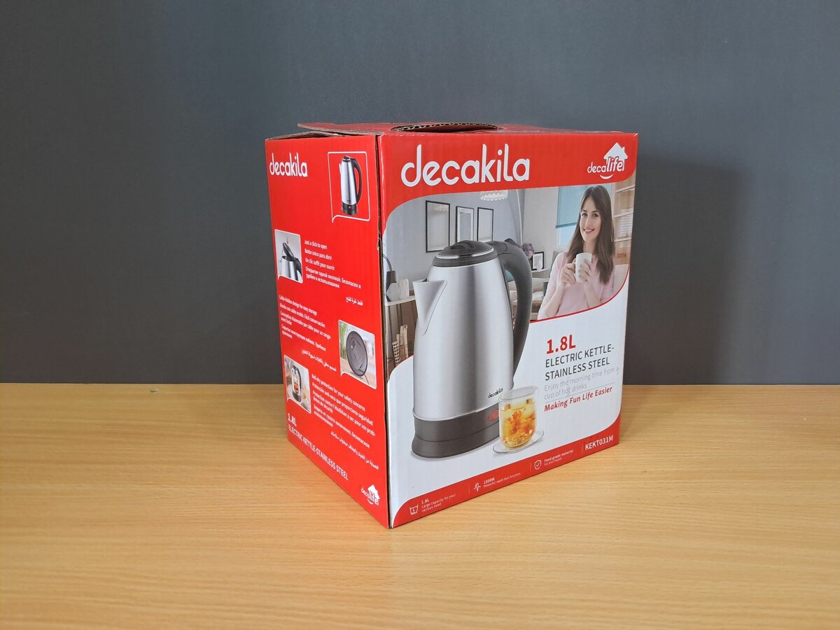 DECAKILA 1.8L ELECTRIC KETTLE STAINLESS STEEL