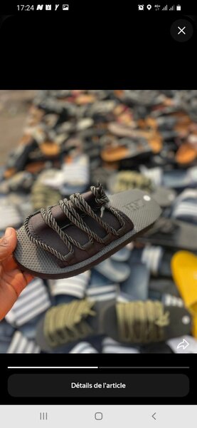 Sandales estivales homme