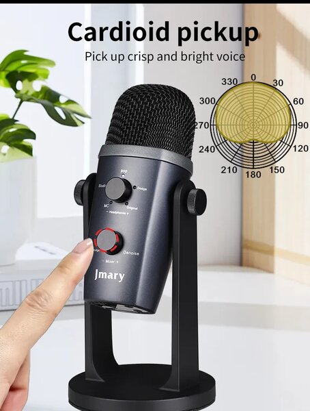 Microphone sans fil cardioïde