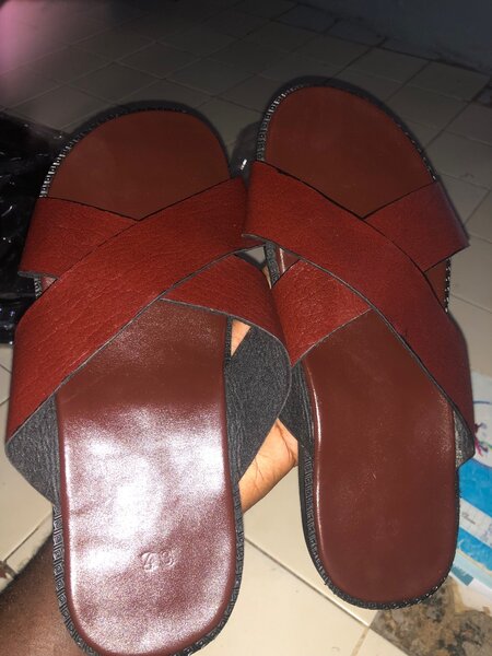 Sandale en cuir pour homme