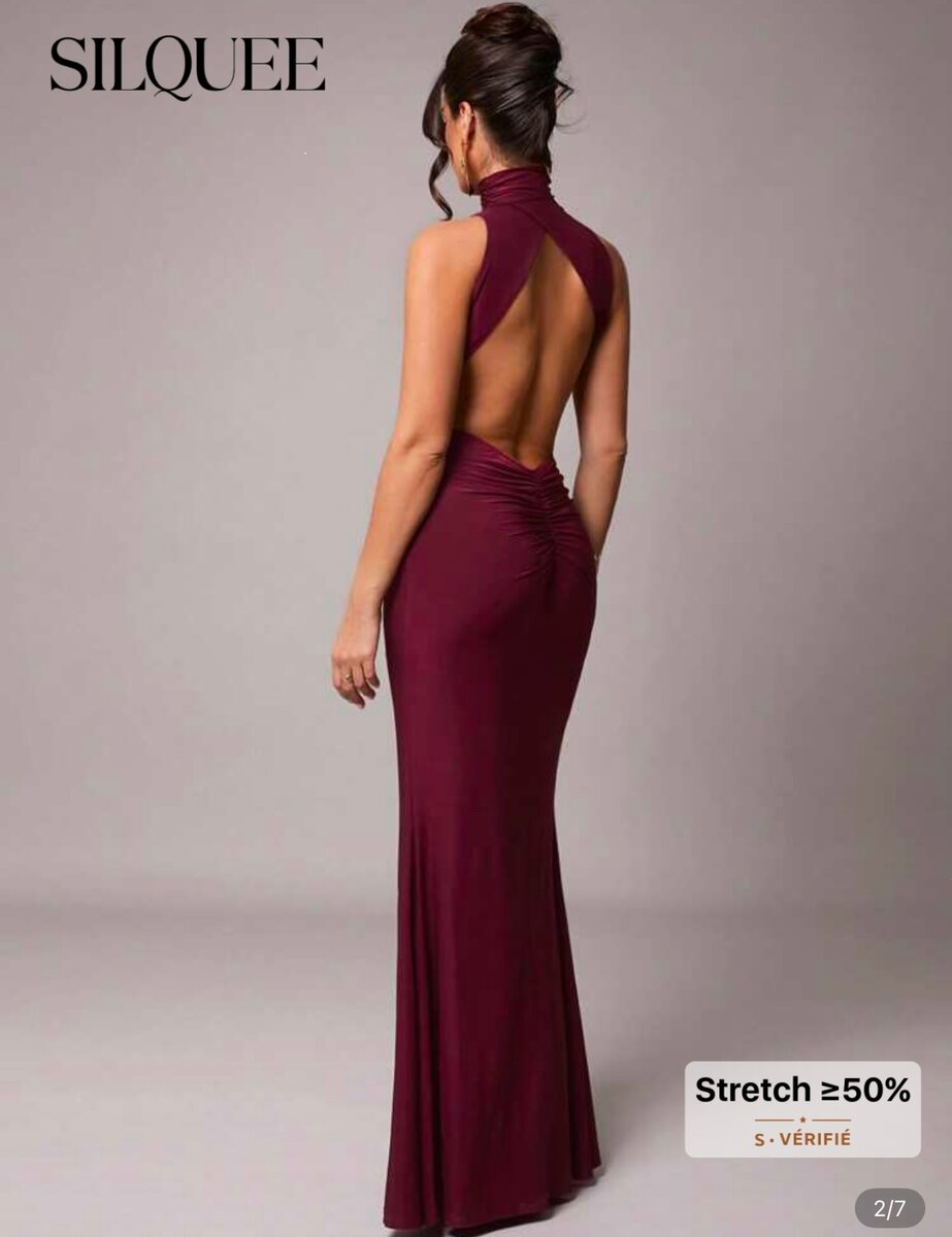 Robe Longue Dos Nu Élegante