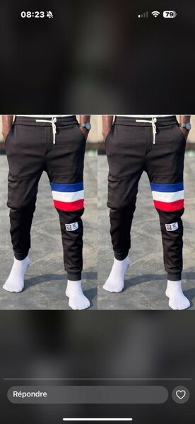 Pantalon de survêtement tricolore
