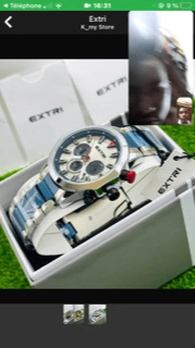 Montre élégante en acier