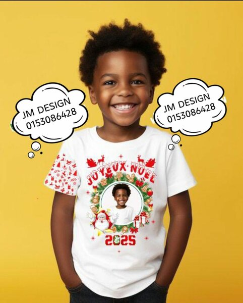 Tee-shirt de Noël personnalisé