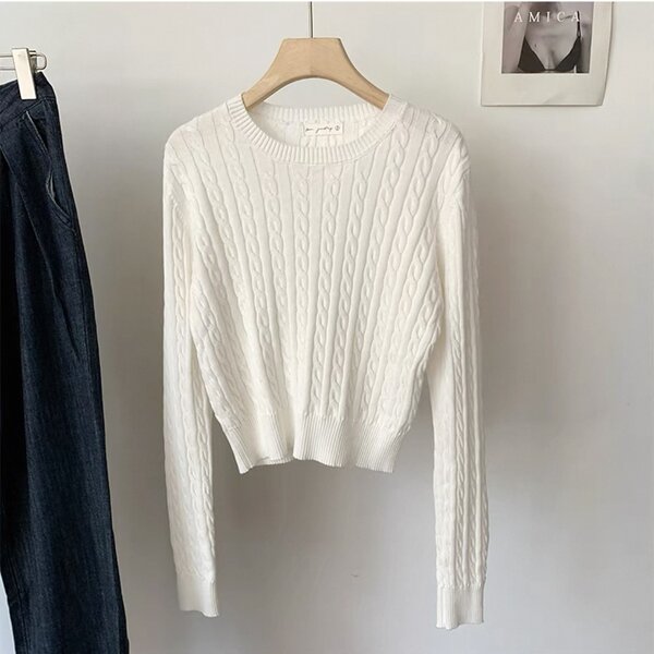 Кофты с плетениями, ткань хлопок