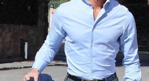 Light blue shirt