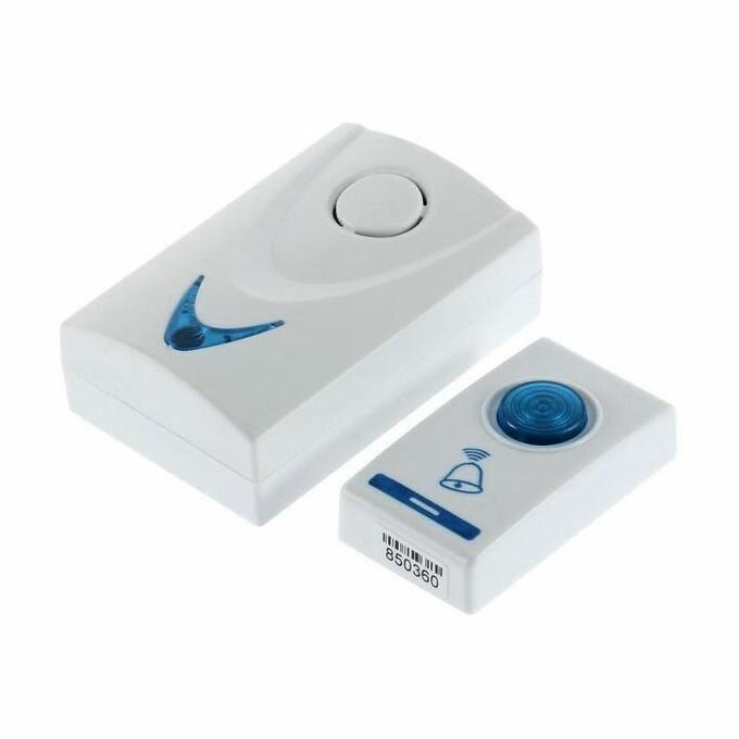 PARTAGEZ CE PRODUIT   Durable Sonnette Sans Fil 1 Pièce Avec 36 Sonneries - Blanc