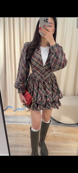 Платья из фланели