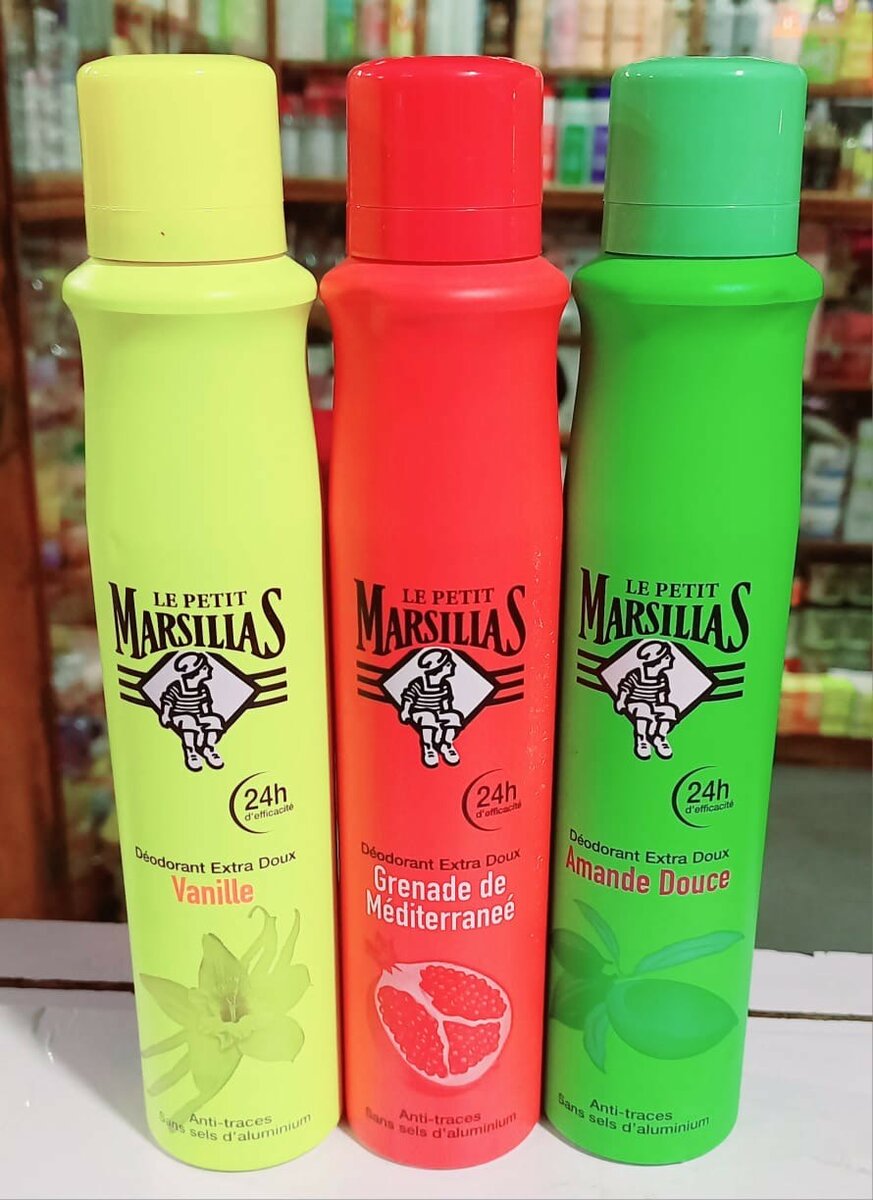 Déodorant dove et petit marseillais