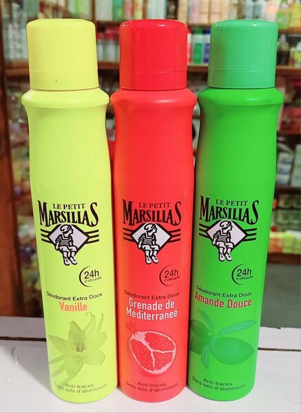 Déodorant dove et petit marseillais