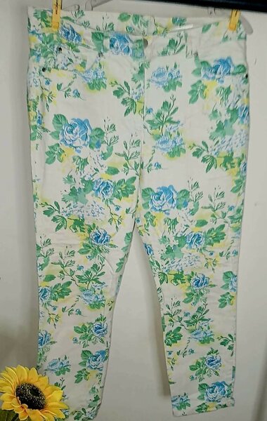 Pantalon cargo blanc