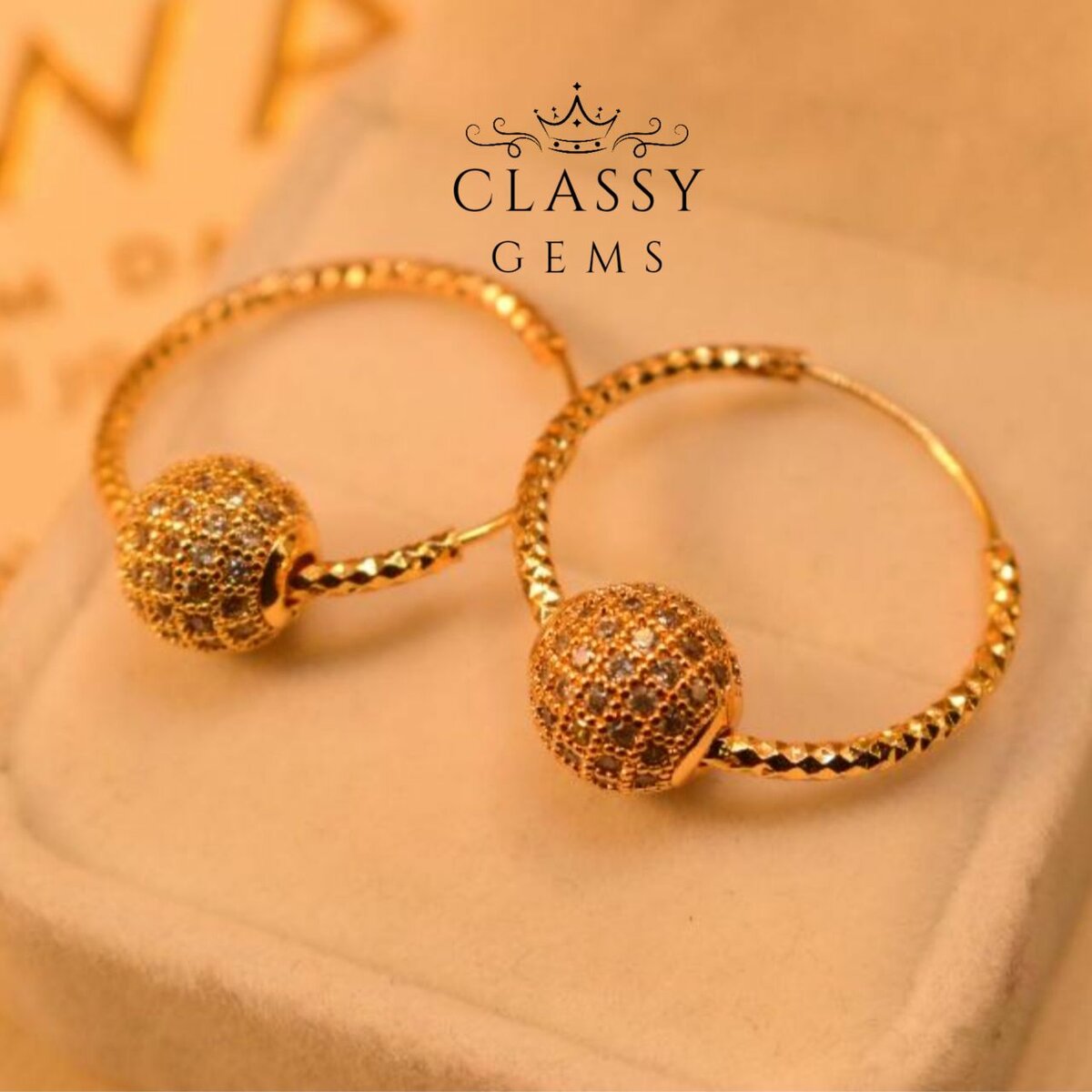 Classic Ball earrings for girls and women