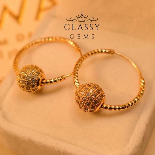 Classic Ball earrings for girls and women