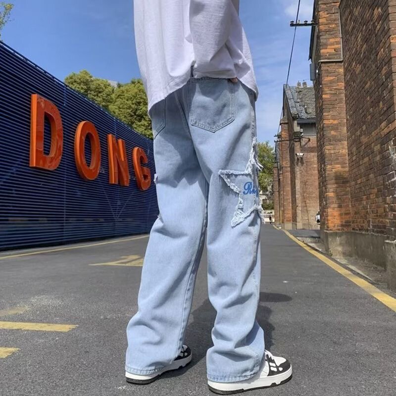 Jeans larges décontractés