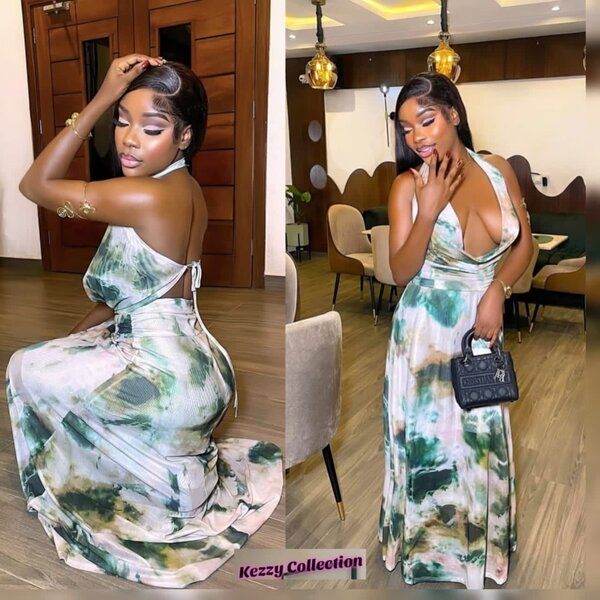 Robe Maxi Évasée Élégante