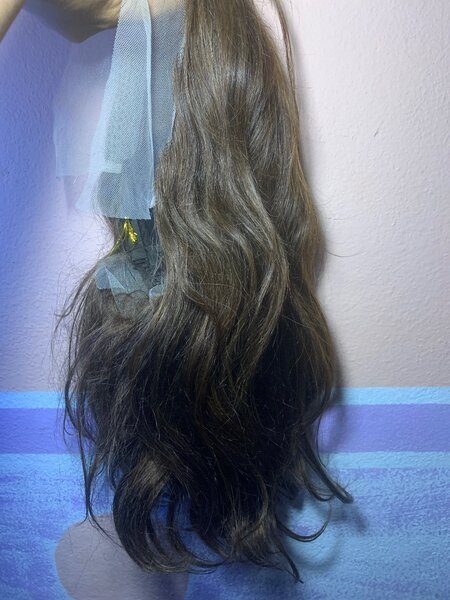 Perruque human hair taille 16