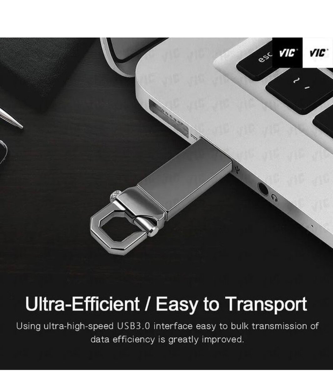 Clé USB Métal Étanche 256gb