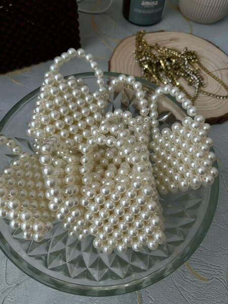 Sac à main perles élégantes