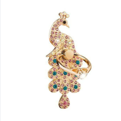Hello kitty Peacock Mobile Ring Holder for Girls
