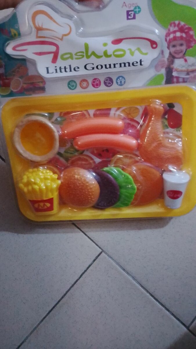 Jeu d'aliments pour enfants