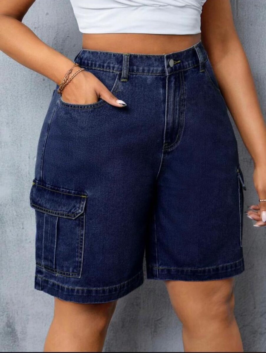 Calotté cargo  en jean