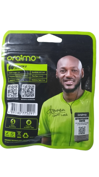 ÉCOUTEURS filiaire ORAIMO E11 noir original