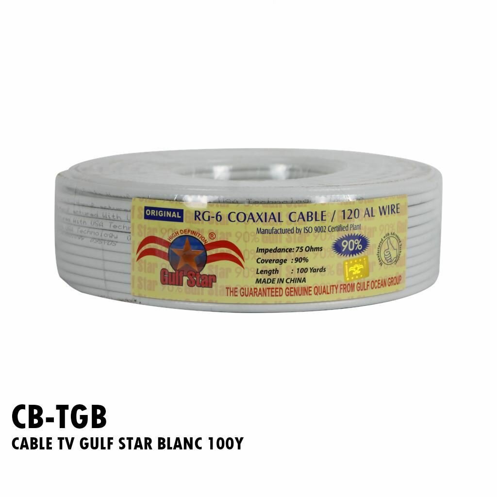 Câble coaxial RG-6 Gulf Star